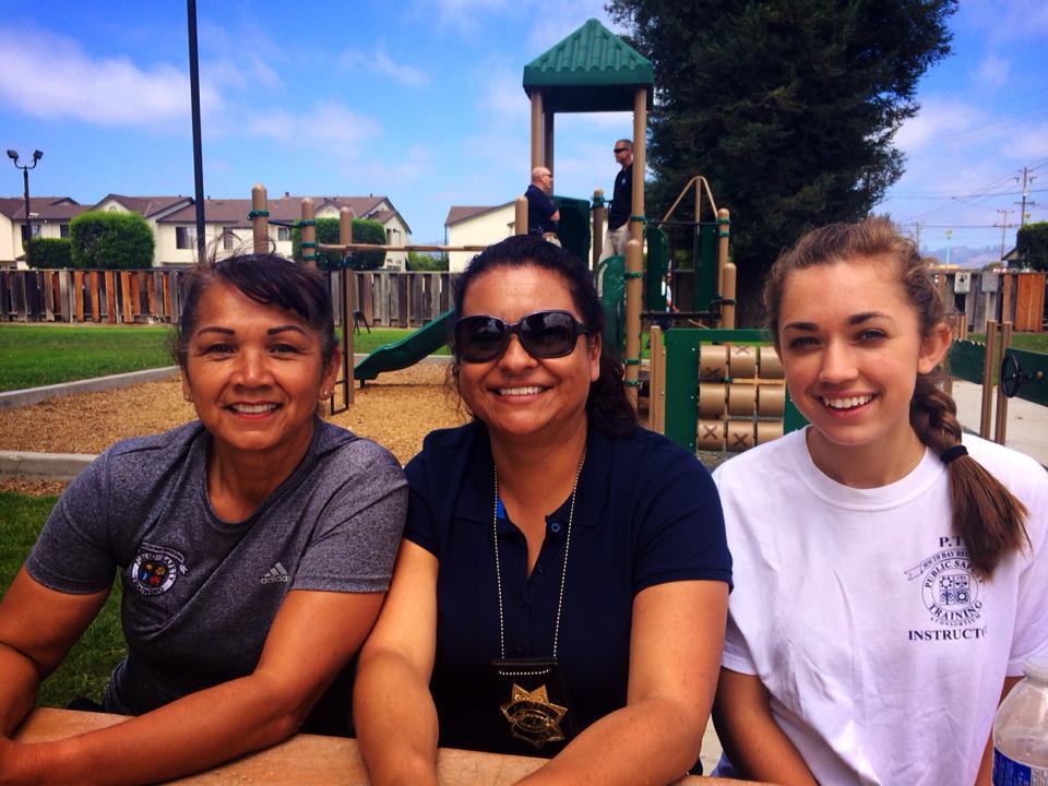 Participants smiling for the camera